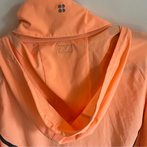 Sweaty Betty Orange Lightweight Full Zip Hooded Jacket | M - Picture 8 of 8